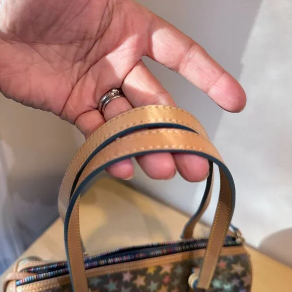 Dooney & Bourke Star Pattern Shoulder Bag - Multicolor - Picture 9 of 11